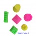 6 pounds three colors Kinetic Sand with three molds
